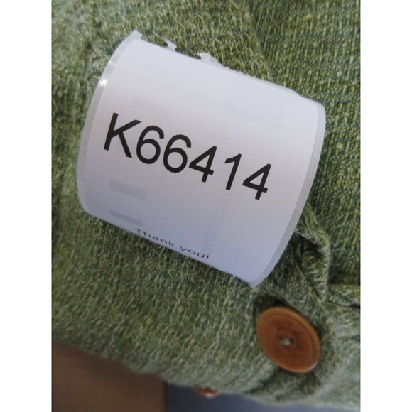 Flax Top 1G Plus Linen Blouse Button Up Lagenlook Oversized Artsy - Picture 9 of 9